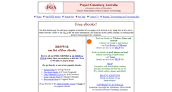 Desktop Screenshot of gutenberg.net.au