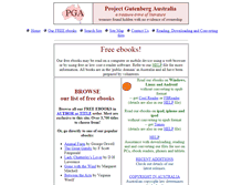Tablet Screenshot of gutenberg.net.au