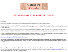 Tablet Screenshot of gutenberg.ca